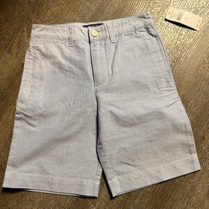 Ralph Lauren Polo Boys Shorts Size 8 Light Blue Flat Front